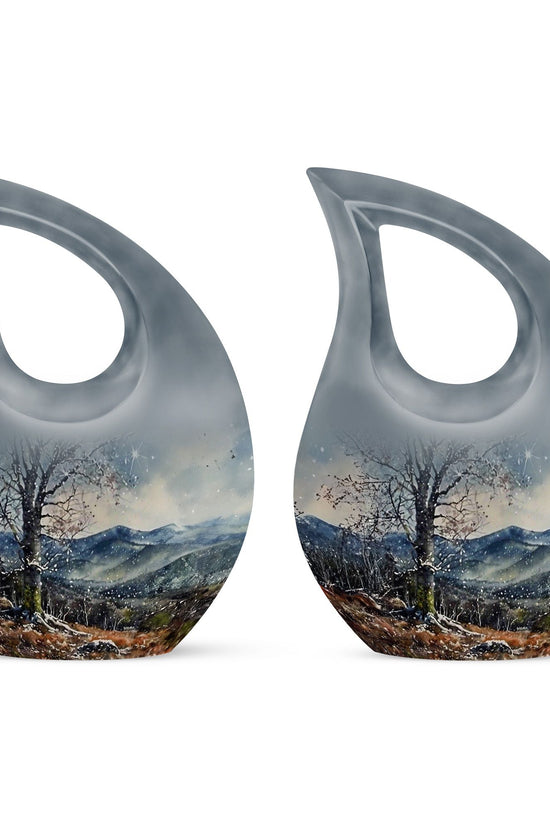 Mountains Urns For Ashes - Memorial Ashes Keepsake