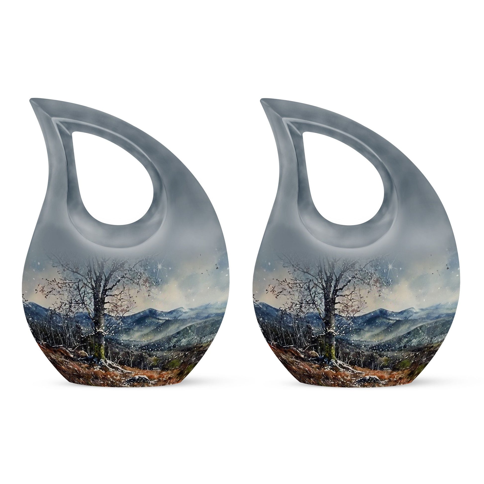 Mountains Urns For Ashes - Memorial Ashes Keepsake