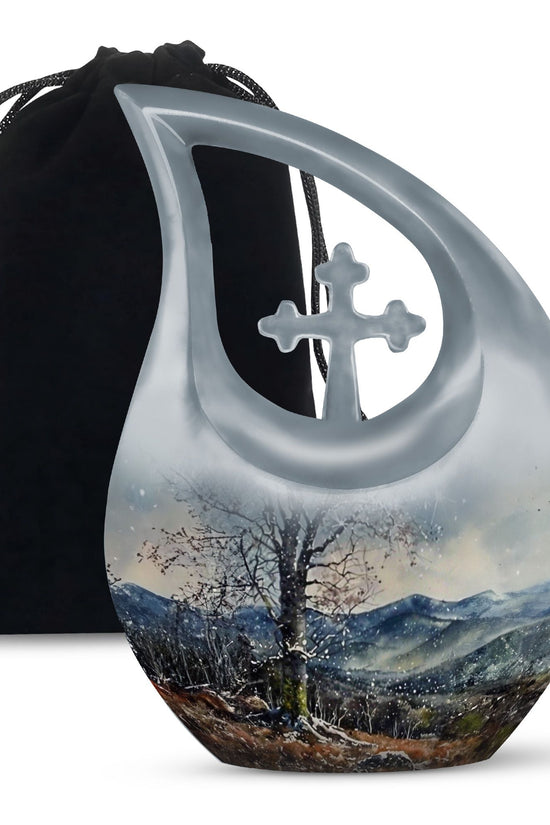 Mountains Urns For Ashes - Memorial Ashes Keepsake