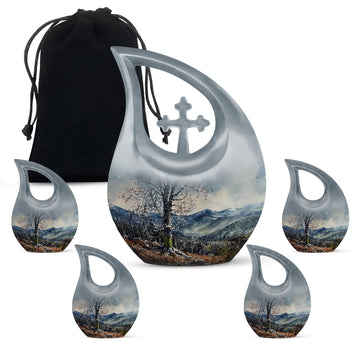 Large Urn With 4 Keepsake
