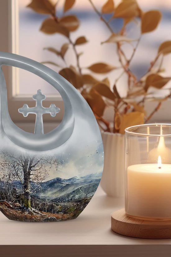 Mountains Urns For Ashes - Memorial Ashes Keepsake