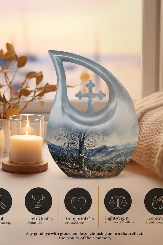 Mountains Urns For Ashes - Memorial Ashes Keepsake