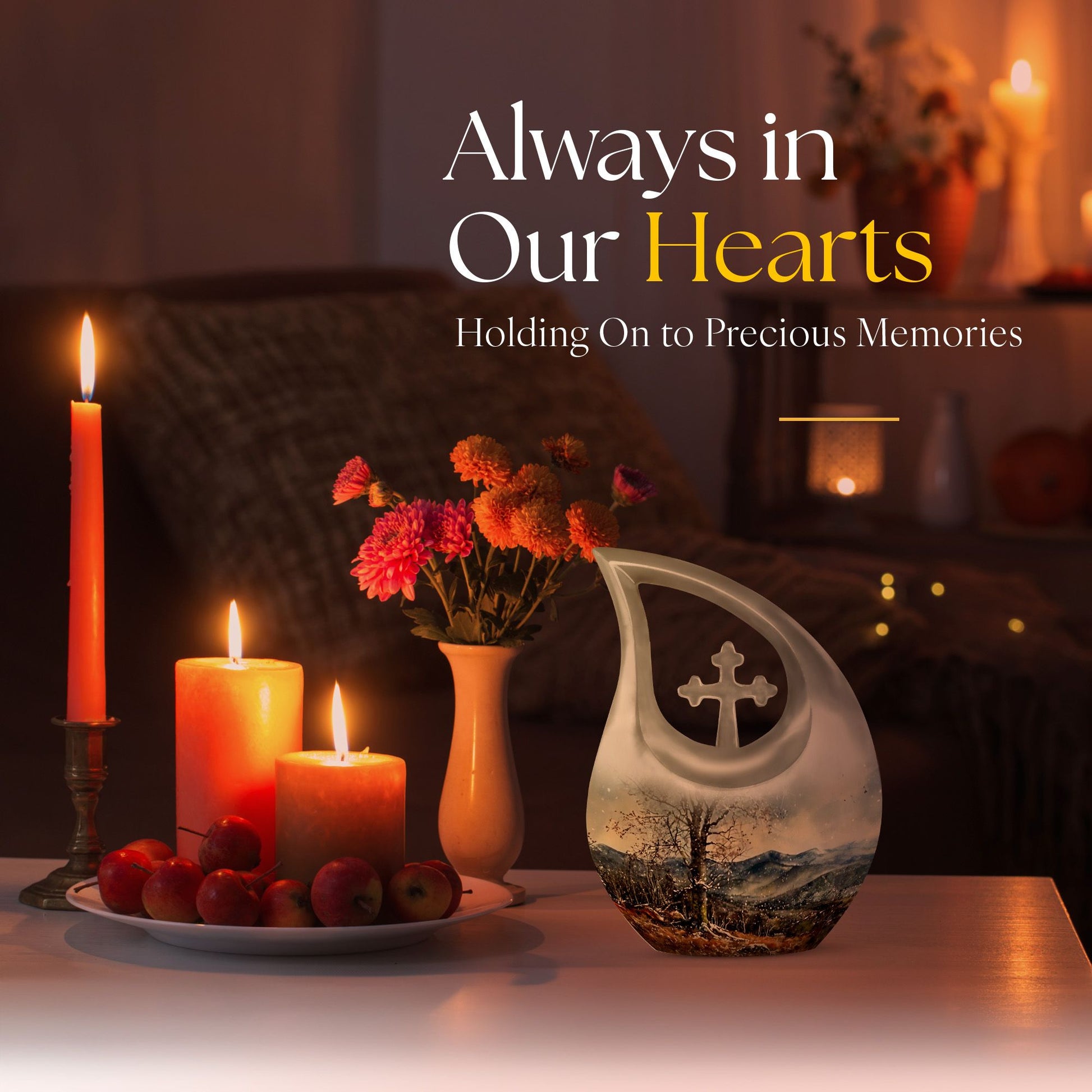 Mountains Urns For Ashes - Memorial Ashes Keepsake