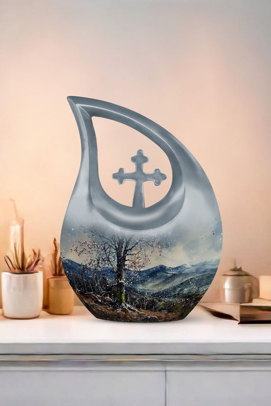 Mountains Urns For Ashes - Memorial Ashes Keepsake
