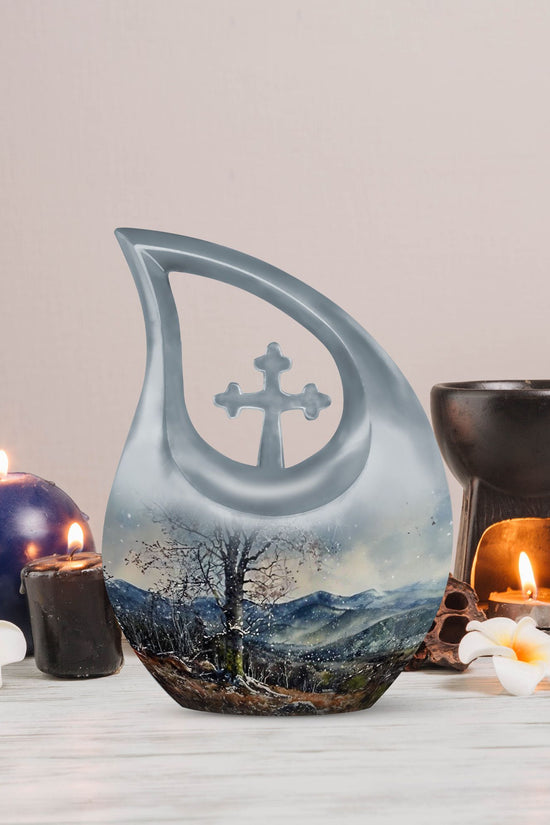 Mountains Urns For Ashes - Memorial Ashes Keepsake