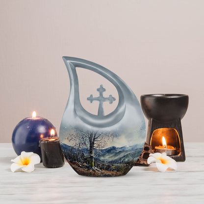 Mountains Urns For Ashes - Memorial Ashes Keepsake