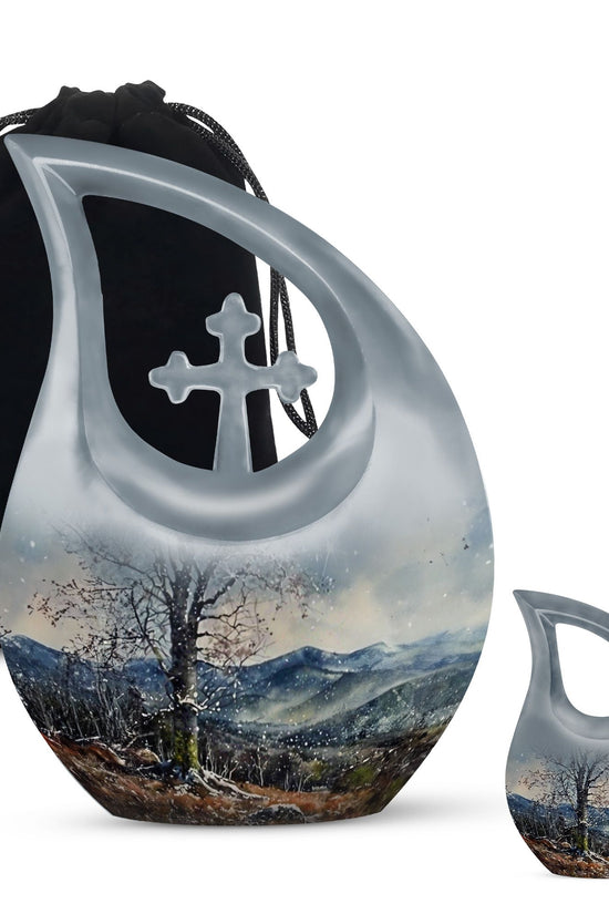 Mountains Urns For Ashes - Memorial Ashes Keepsake