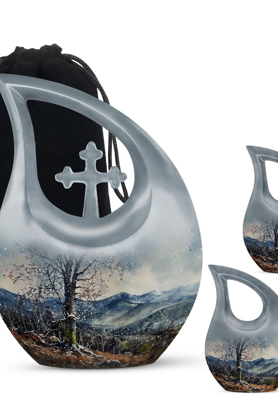Mountains Urns For Ashes - Memorial Ashes Keepsake