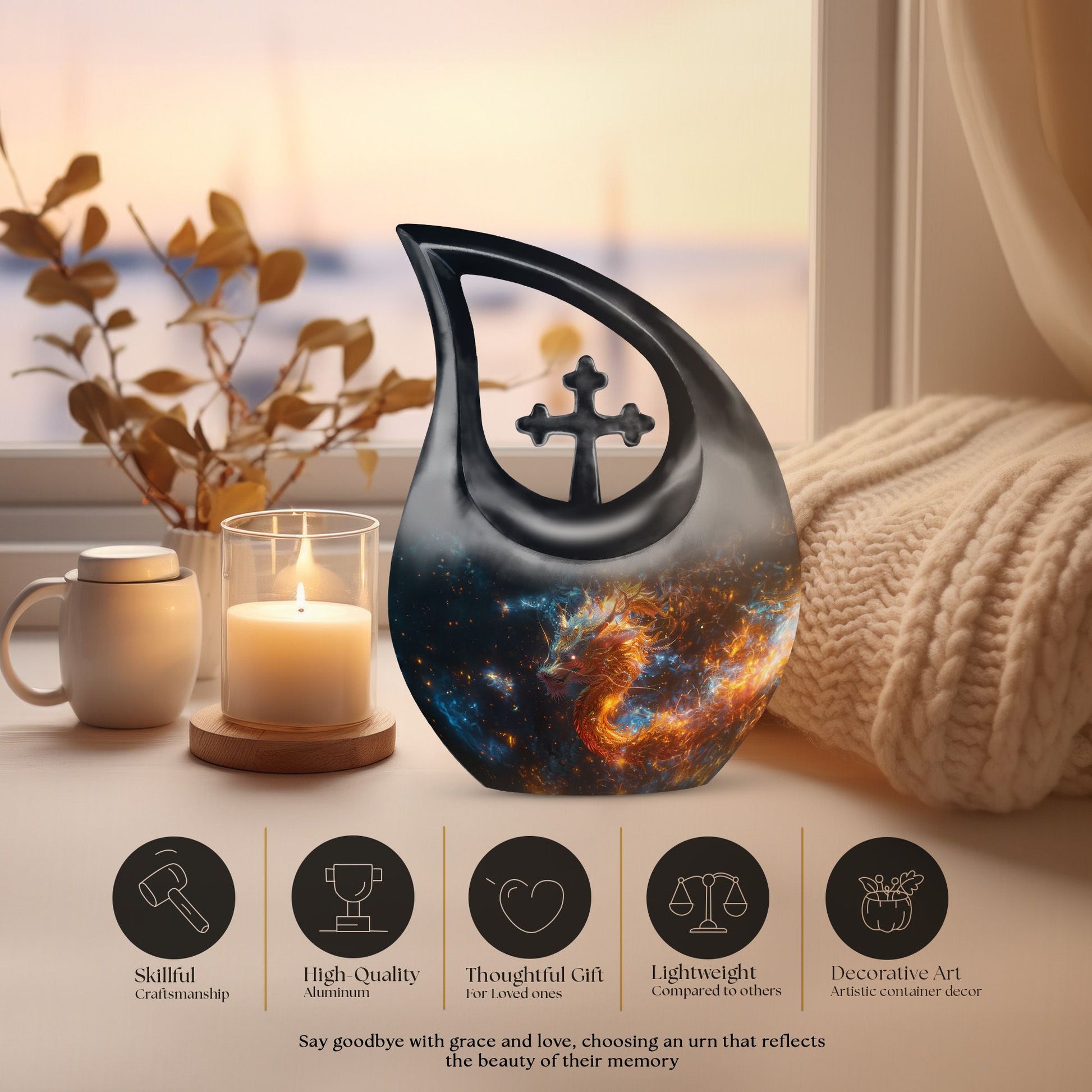 Dragon Urns For Ashes - Keepsake For Ashes