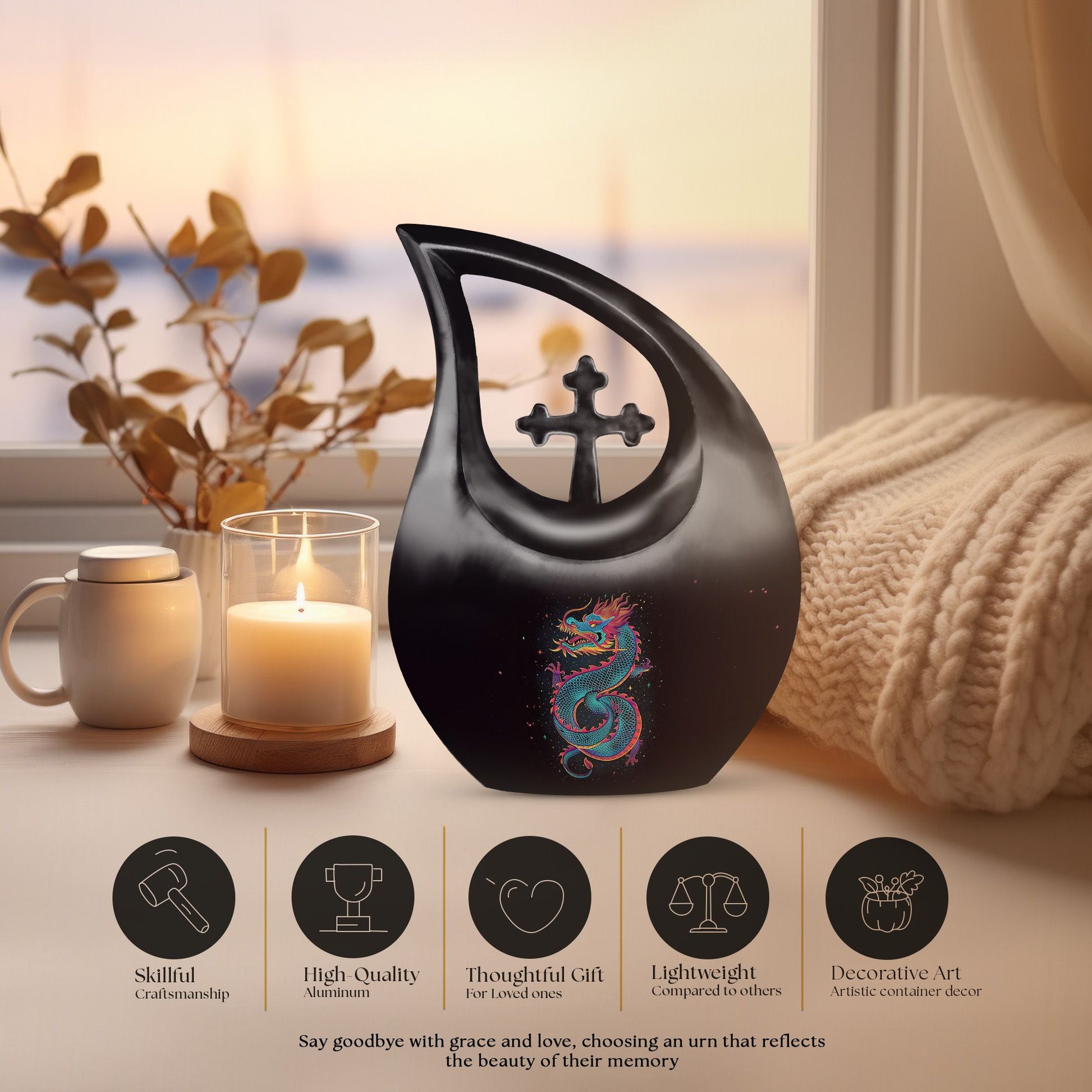 Dragon Urns For Ashes - Keepsakes For Ashes
