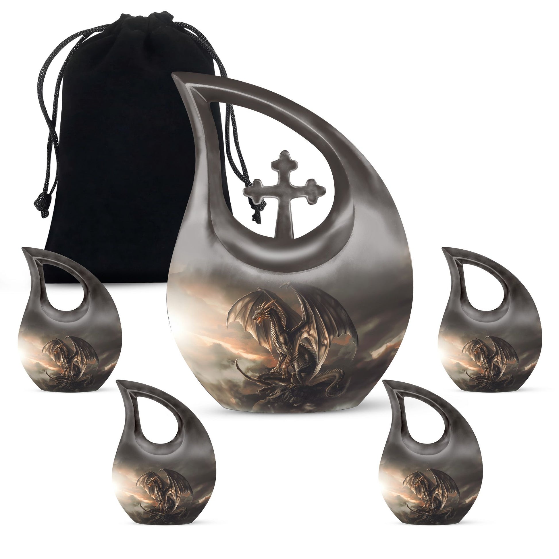 Dragon Urns For Ashes - Keepsake For Human Ashes