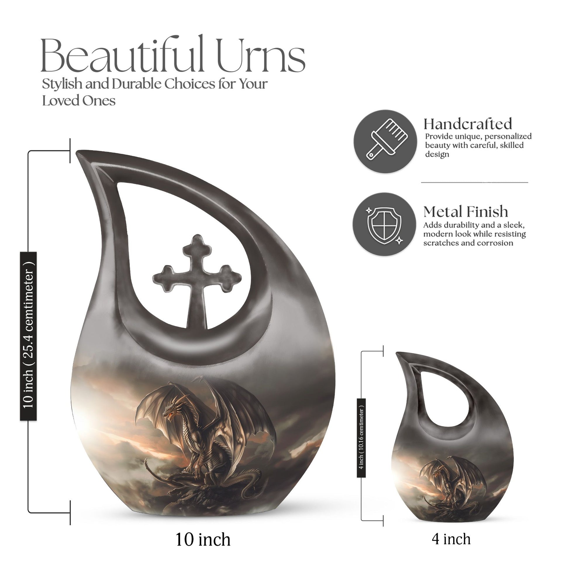 Dragon Urns For Ashes - Keepsake For Human Ashes