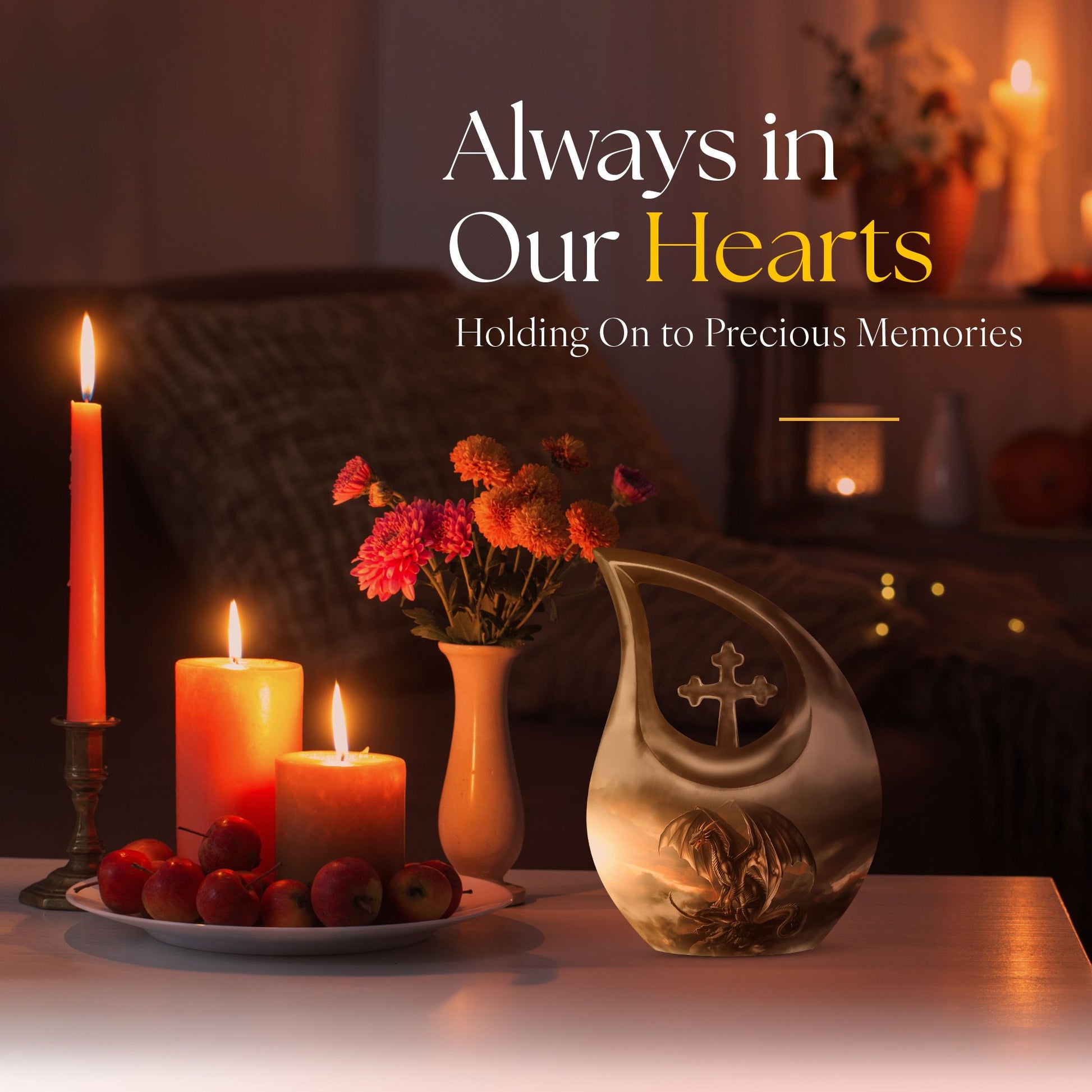 Dragon Urns For Ashes - Keepsake For Human Ashes