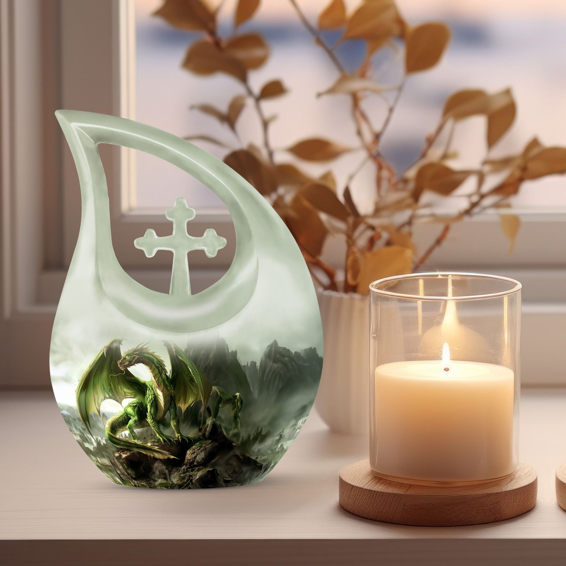 Dragon Urns For Ashes - Memorial Keepsake