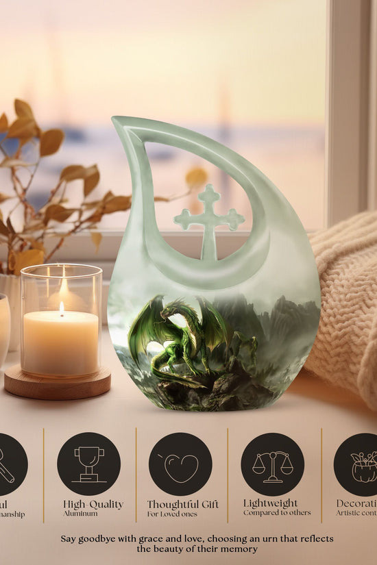 Dragon Urns For Ashes - Memorial Keepsake
