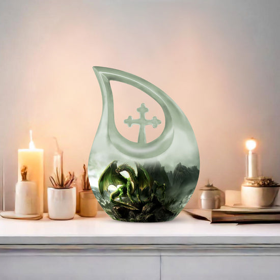 Dragon Urns For Ashes - Memorial Keepsake