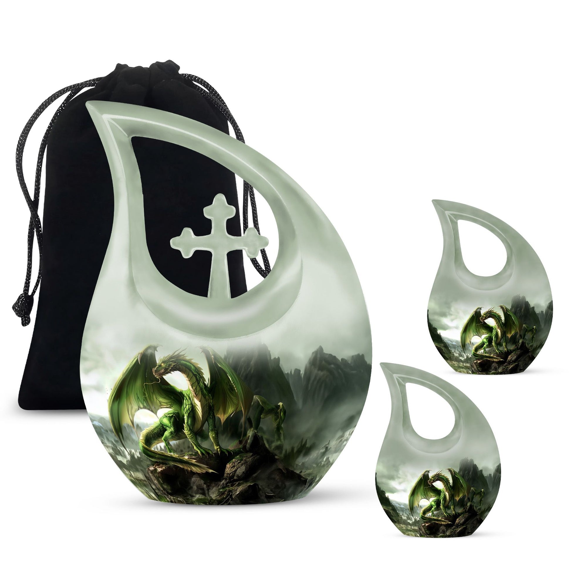 Dragon Urns For Ashes - Memorial Keepsake