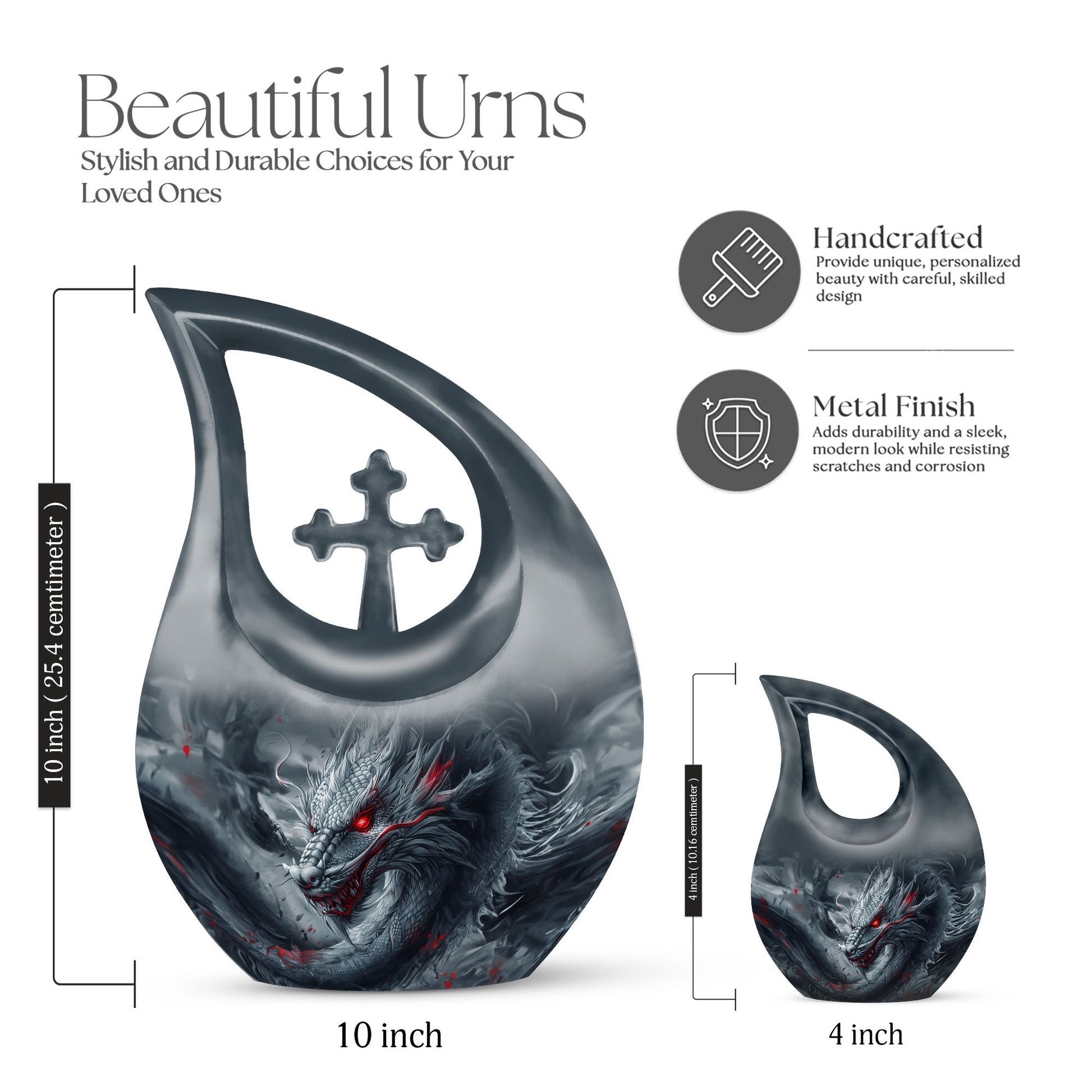 Dragon Urns For Ashes - Memorial Urns For Human Ashes Keepsake