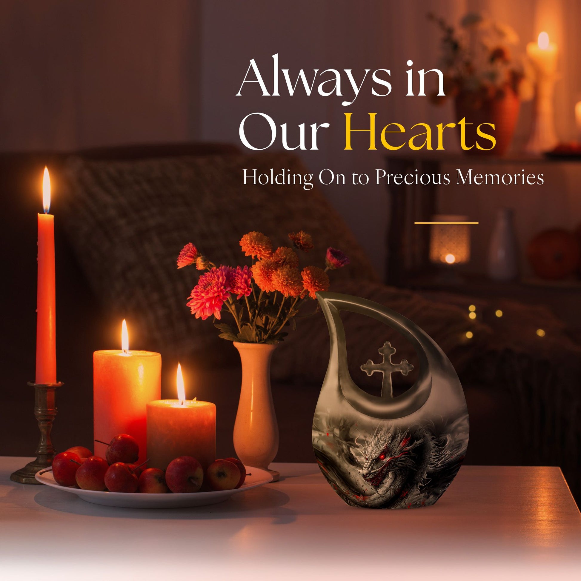 Dragon Urns For Ashes - Memorial Urns For Human Ashes Keepsake