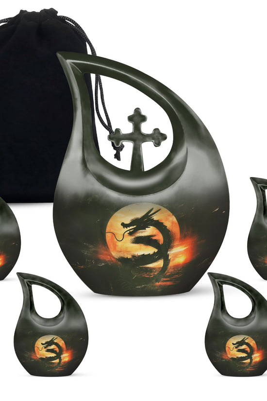 Dragon Urns For Ashes - Keepsake Urn For Human Ashes