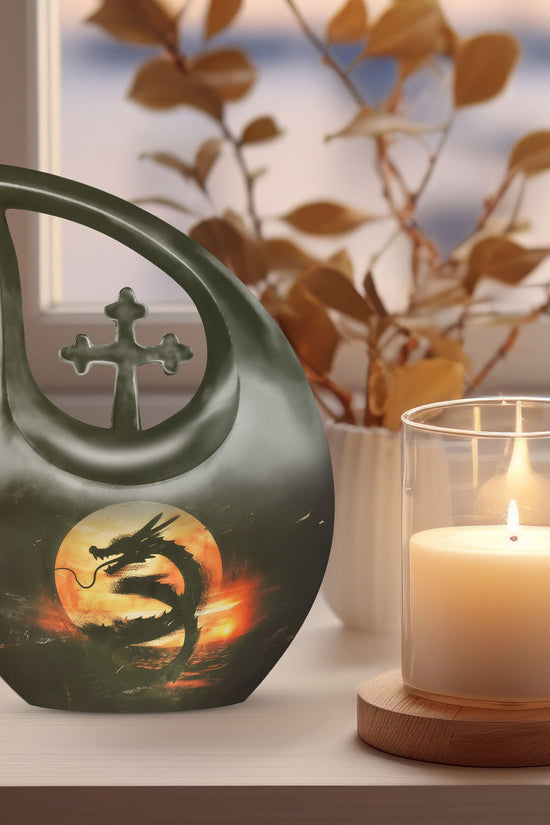 Dragon Urns For Ashes - Keepsake Urn For Human Ashes