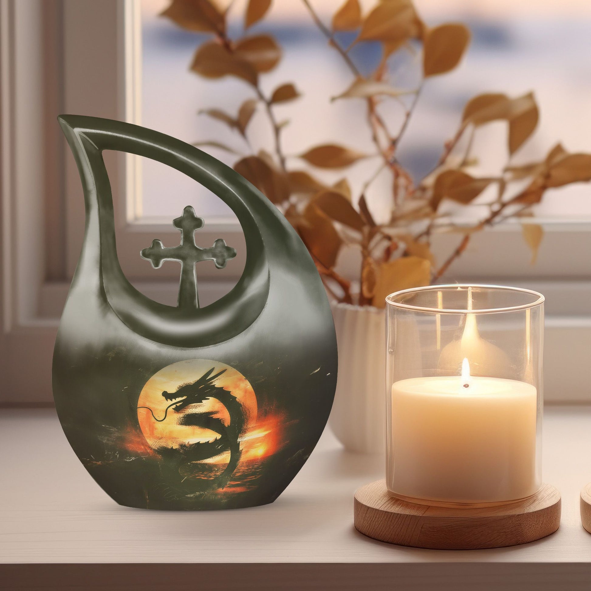 Dragon Urns For Ashes - Keepsake Urn For Human Ashes