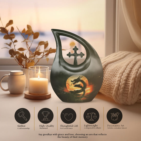 Dragon Urns For Ashes - Keepsake Urn For Human Ashes