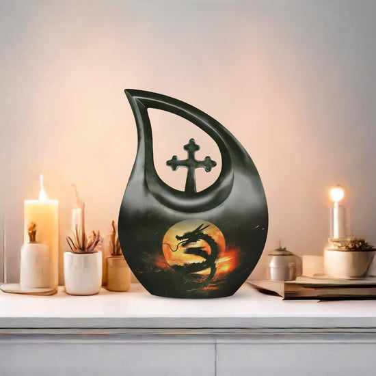 Dragon Urns For Ashes - Keepsake Urn For Human Ashes