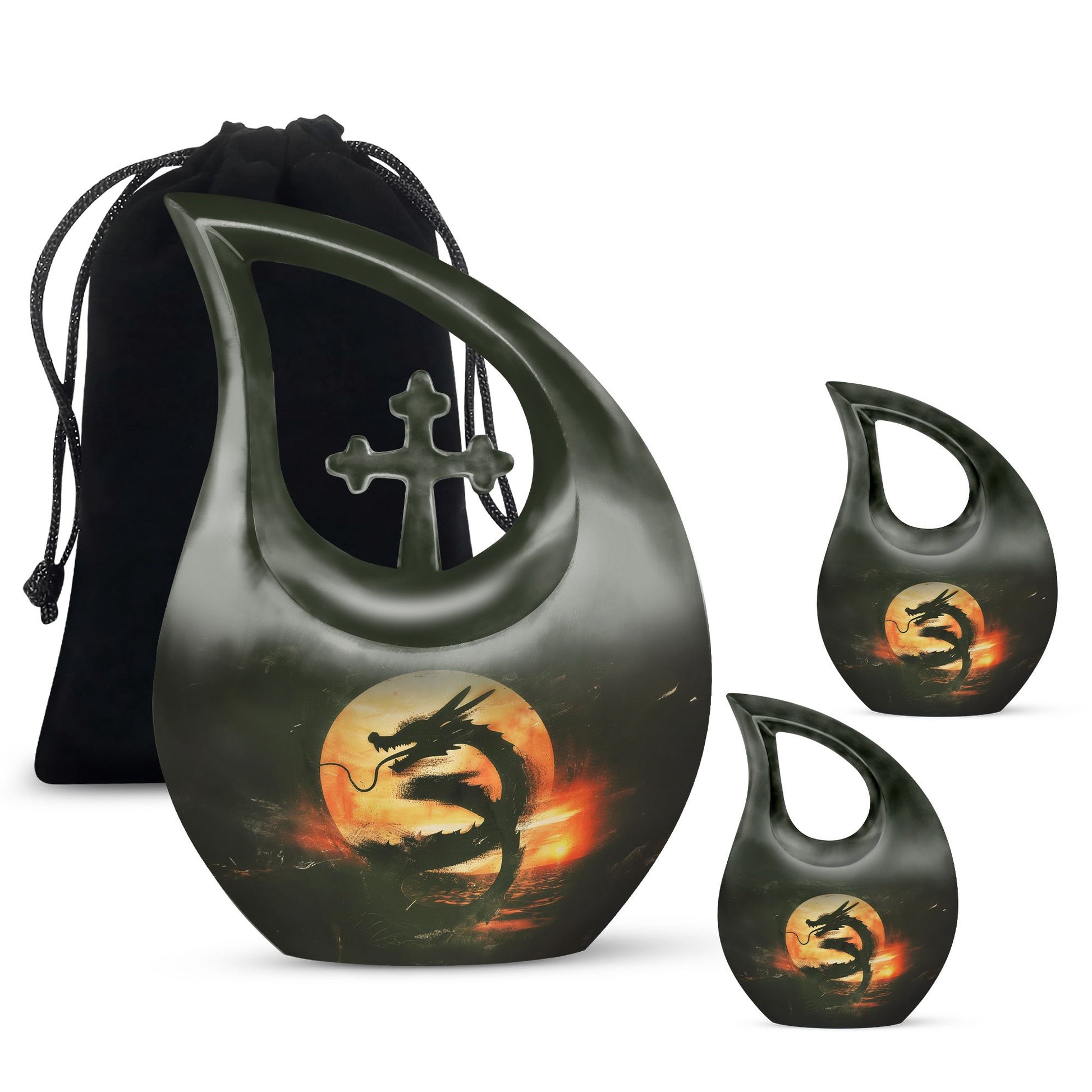 Dragon Urns For Ashes - Keepsake Urn For Human Ashes