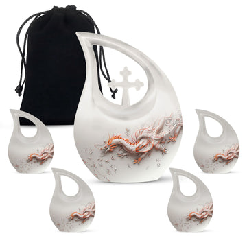 Large Urn With 4 Keepsake