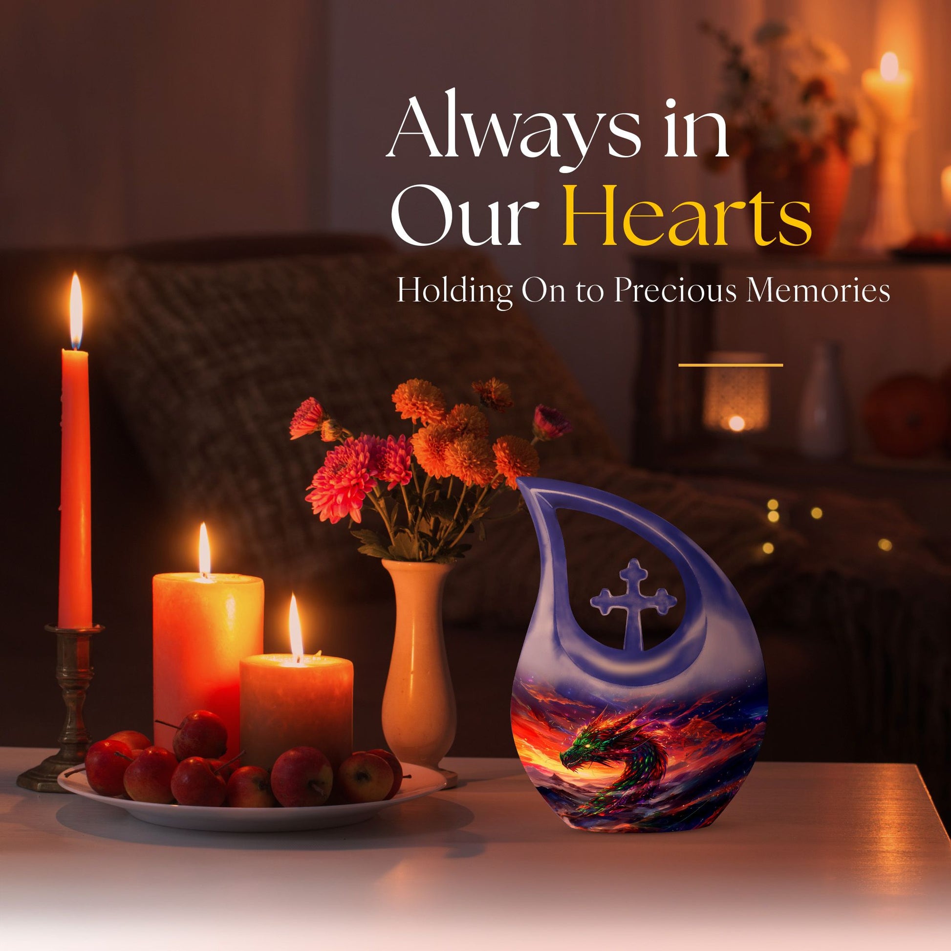 Dragon Urns For Ashes - Urn For Human Ashes Keepsake