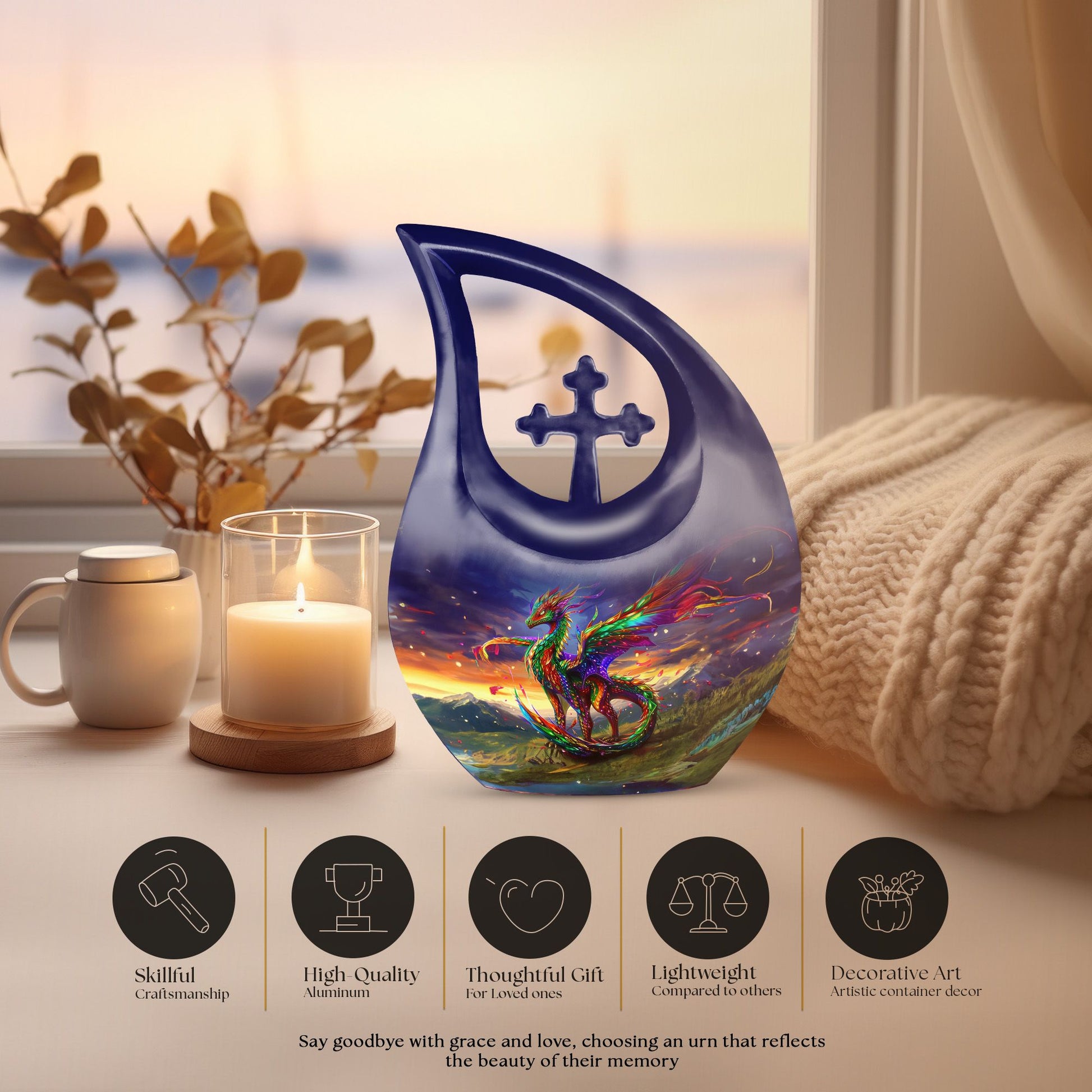 Dragon Urns For Ashes - Urn Keepsake For Human Ashes