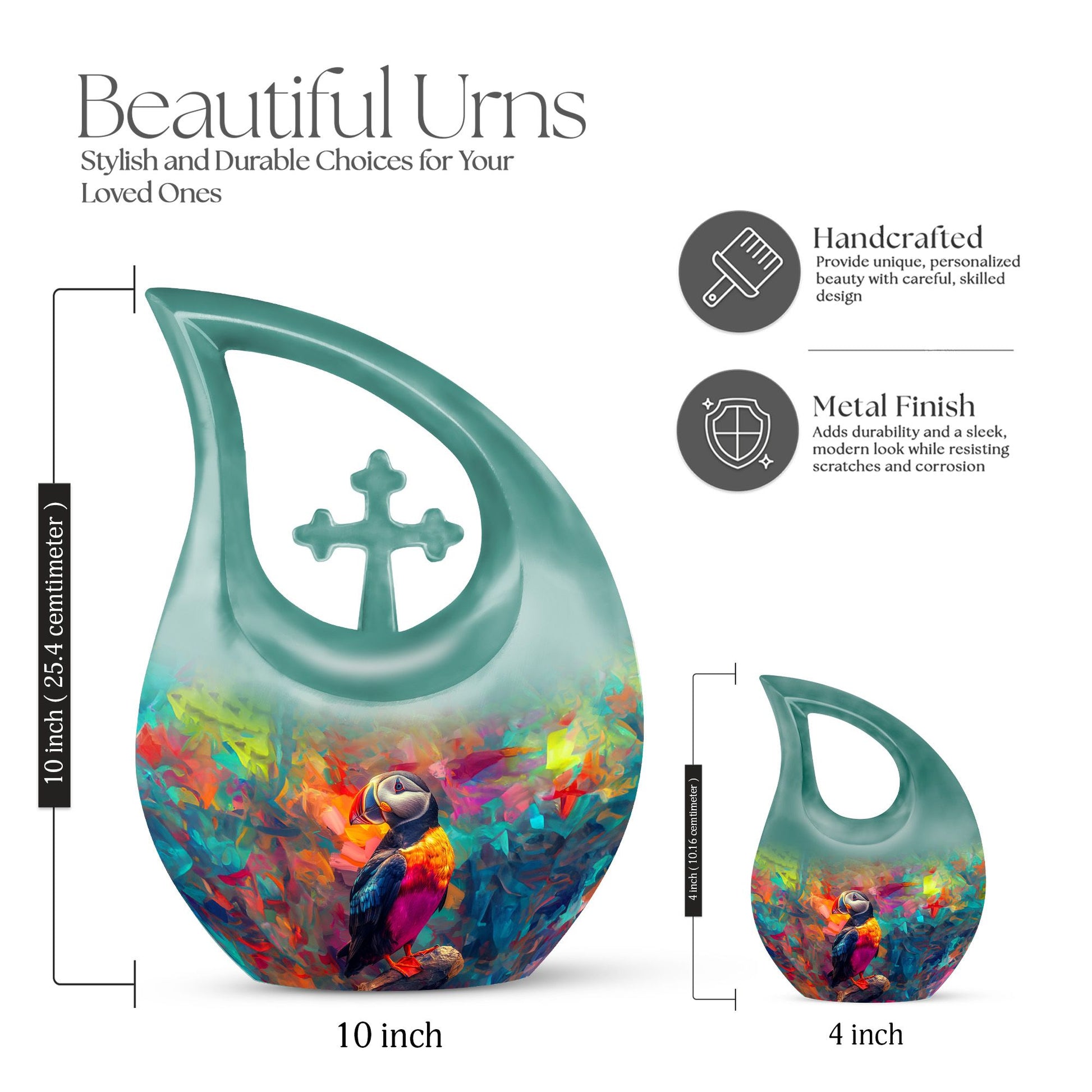 Puffin Bird Urns For Ashes - Urn Keepsakes For Human Ashes