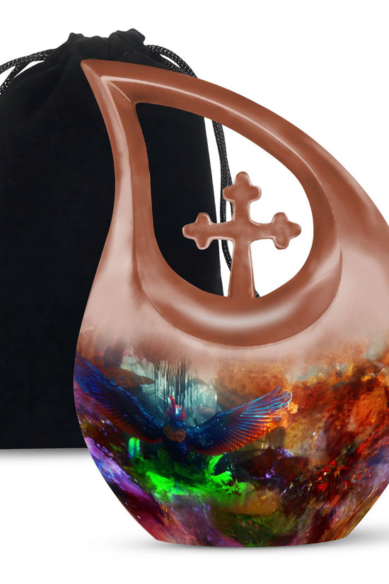 Puffin Bird Urns For Ashes - Urn With Keepsake Combo
