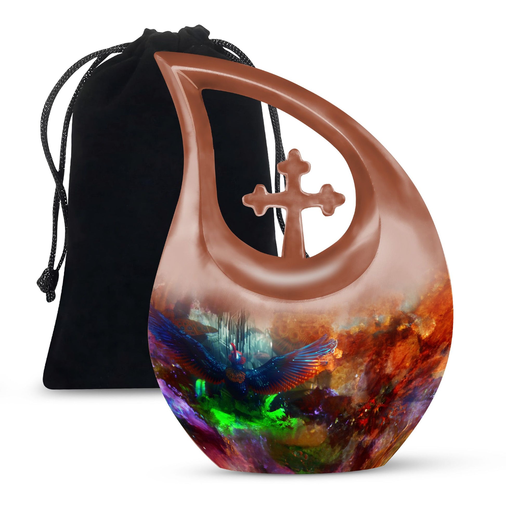 Puffin Bird Urns For Ashes - Urn With Keepsake Combo