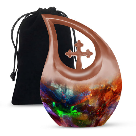 Puffin Bird Urns For Ashes - Urn With Keepsake Combo