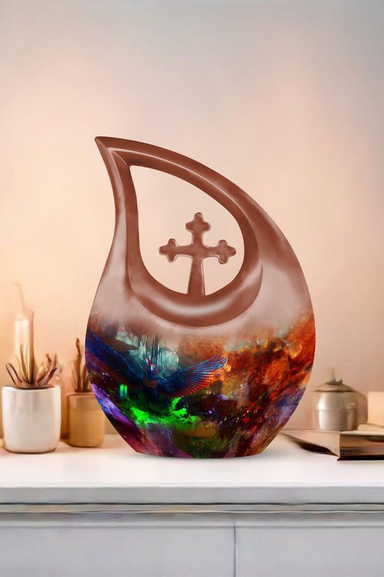 Puffin Bird Urns For Ashes - Urn With Keepsake Combo