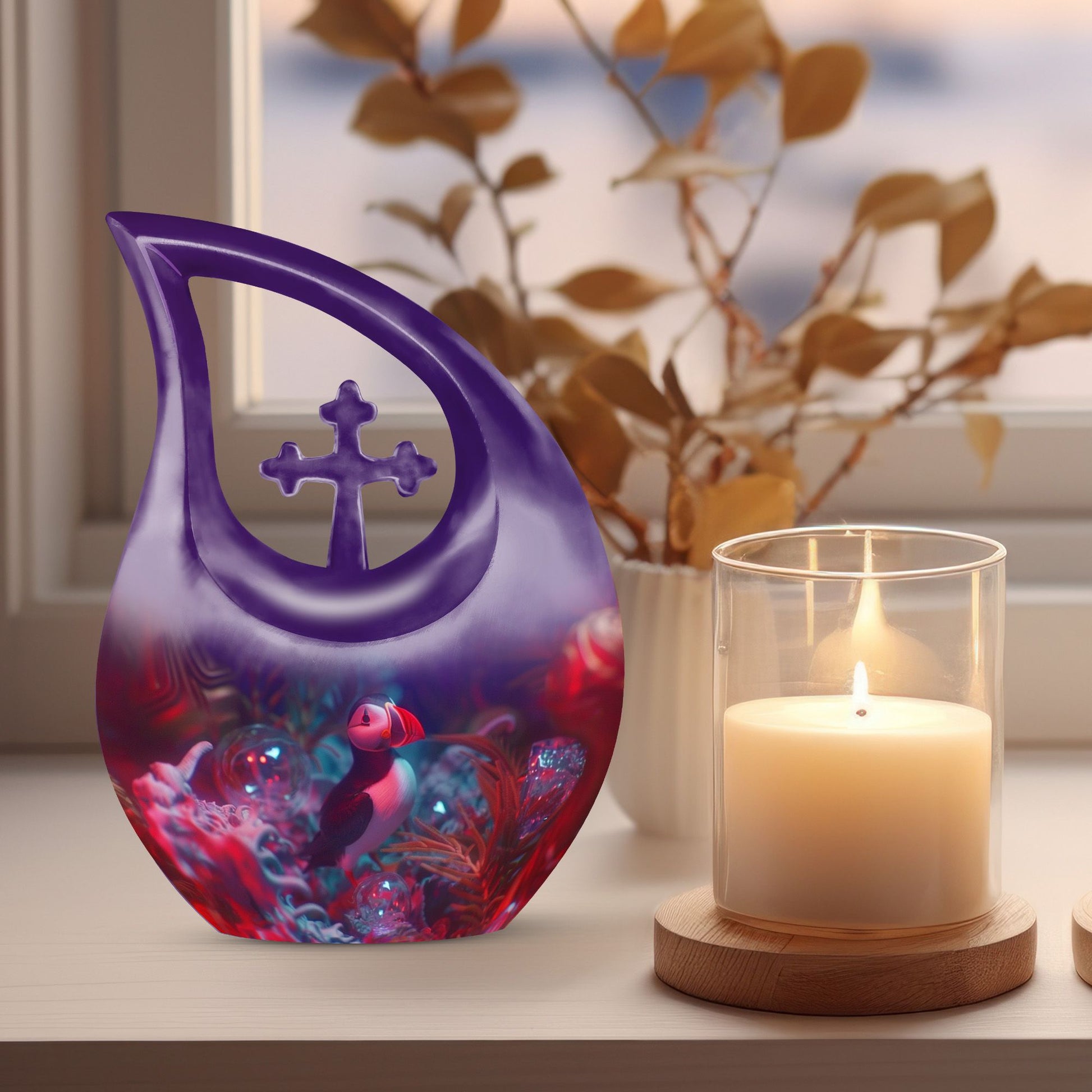 Puffin Bird Urns For Ashes - Ashes Memorial Keepsake