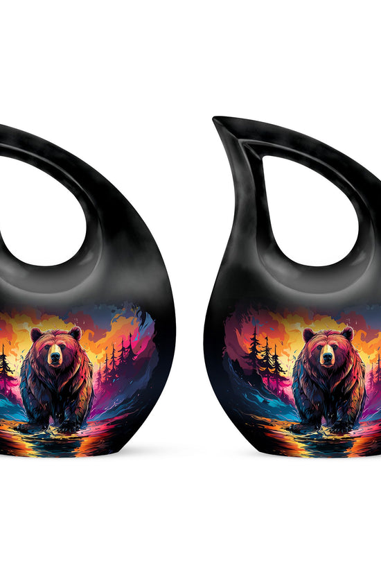 Grizzly Bear Urns For Ashes - Ash Urns For Humans Keepsake