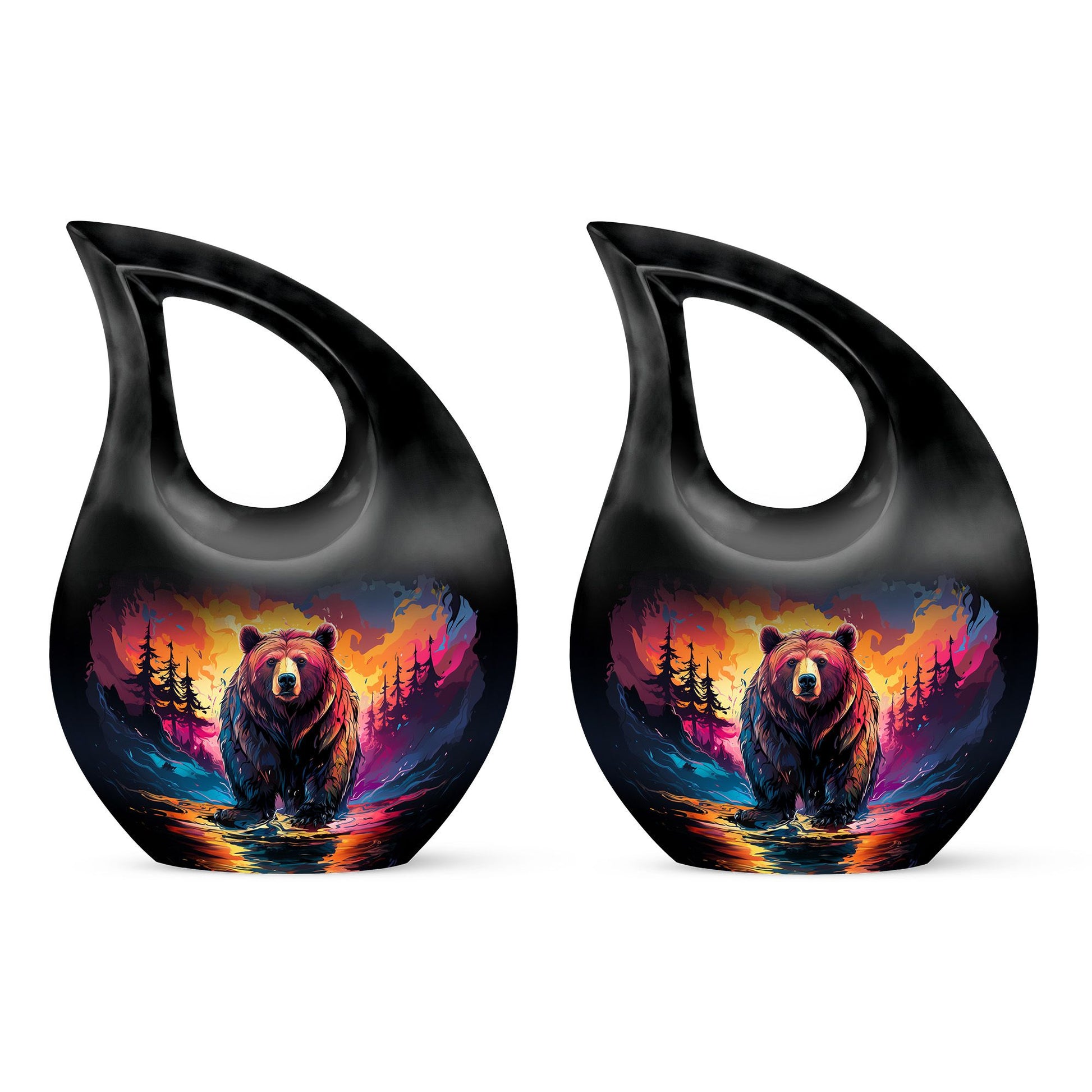 Grizzly Bear Urns For Ashes - Ash Urns For Humans Keepsake
