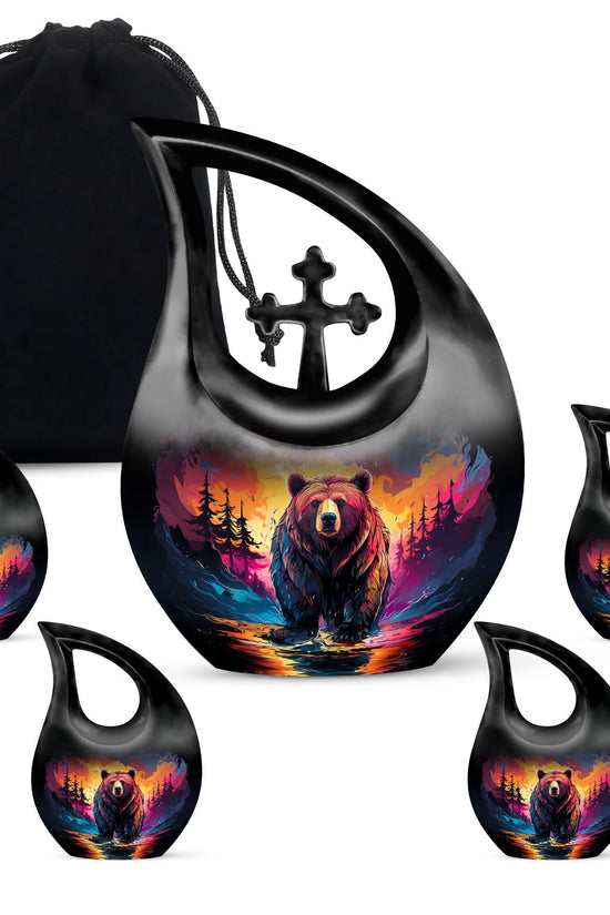 Grizzly Bear Urns For Ashes - Ash Urns For Humans Keepsake