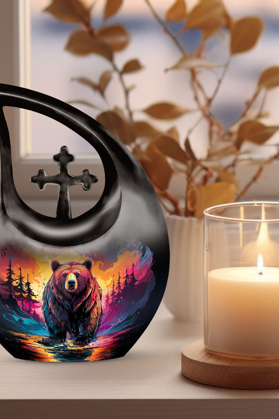 Grizzly Bear Urns For Ashes - Ash Urns For Humans Keepsake
