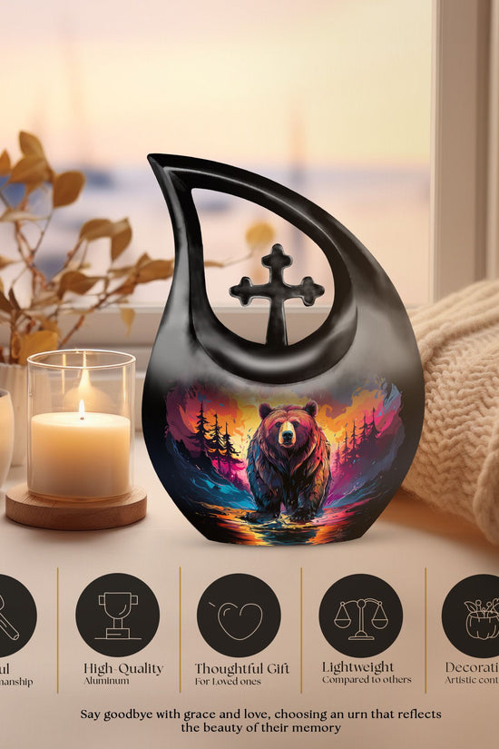 Grizzly Bear Urns For Ashes - Ash Urns For Humans Keepsake