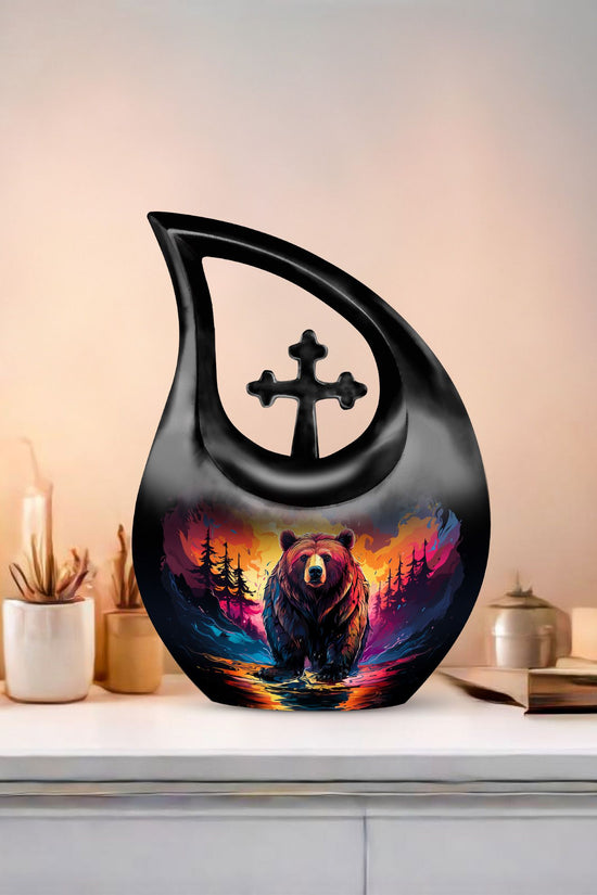 Grizzly Bear Urns For Ashes - Ash Urns For Humans Keepsake