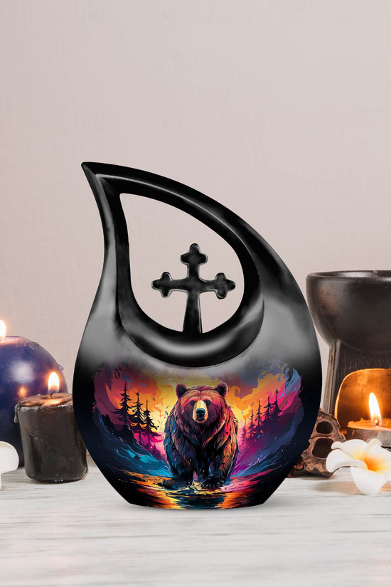 Grizzly Bear Urns For Ashes - Ash Urns For Humans Keepsake