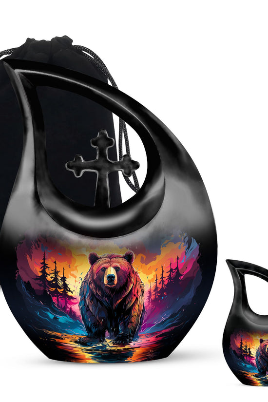 Grizzly Bear Urns For Ashes - Ash Urns For Humans Keepsake