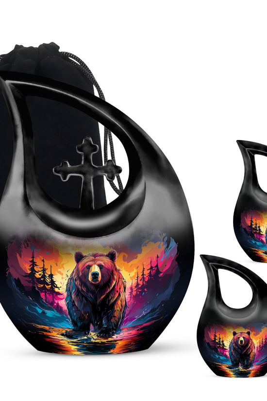 Grizzly Bear Urns For Ashes - Ash Urns For Humans Keepsake