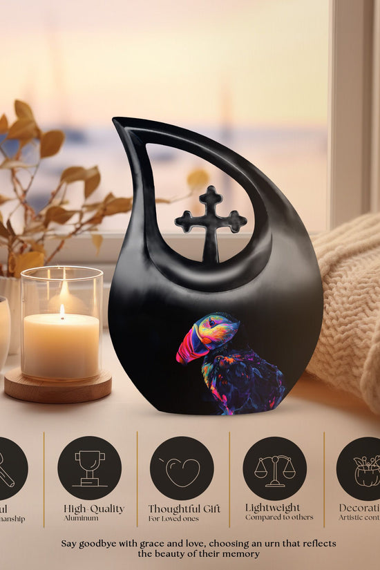 Puffin Bird Urns For Ashes - Human Ash Keepsake