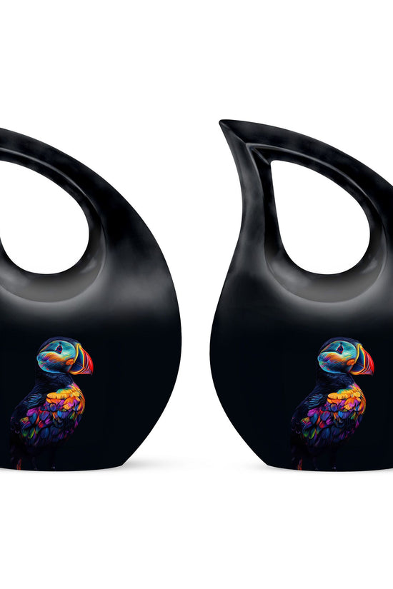 Puffin Bird Urns For Ashes - Keepsake Urn Set