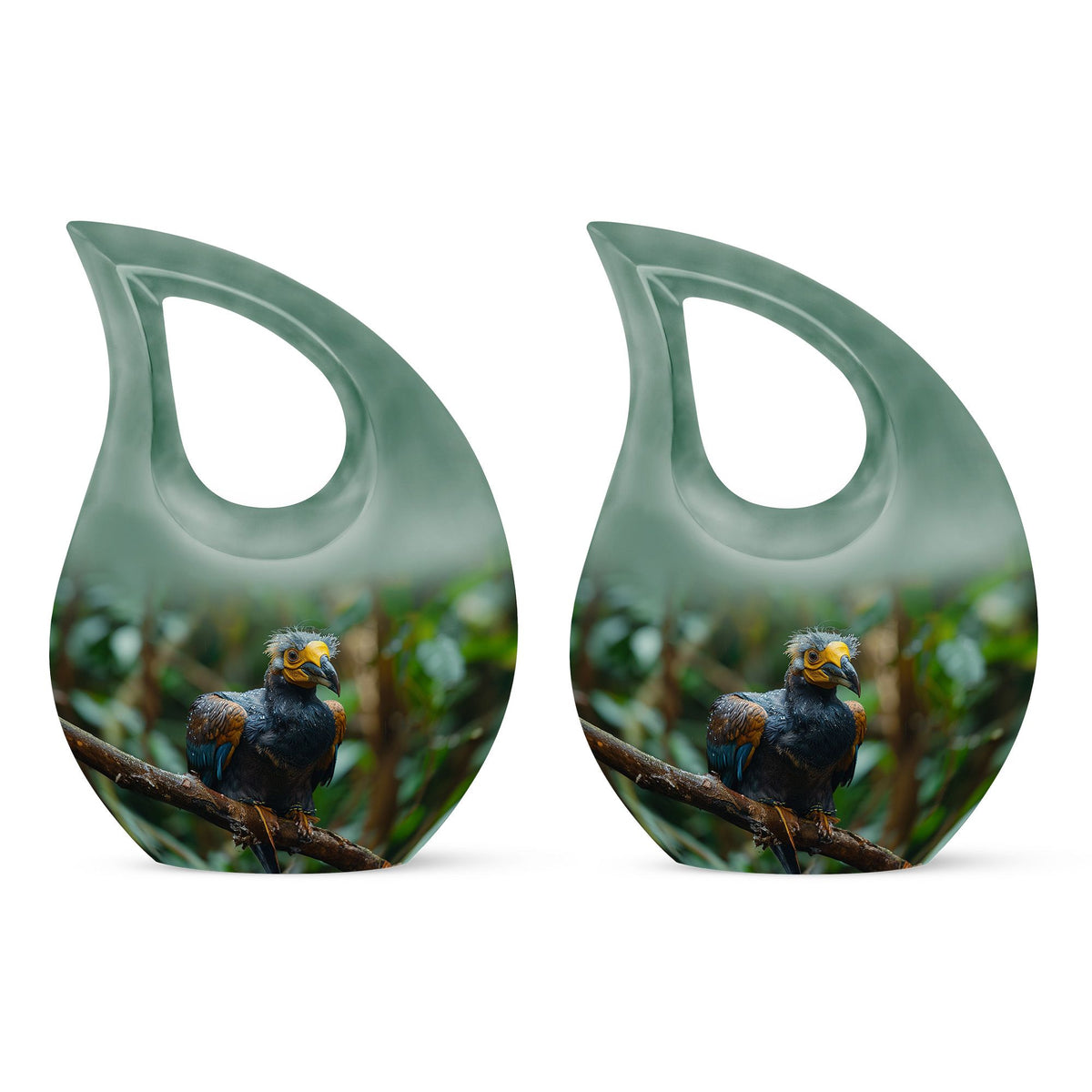 Puffin Bird Urns For Ashes - Urn Keepsake Set